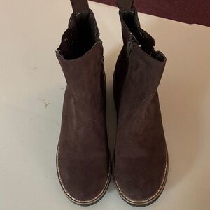 Kensie Dark Brown Ankle Booties